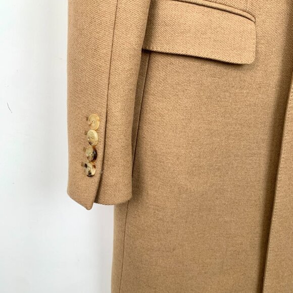 Burberry Camel Wool & Cashmere Overcoat - Picture 4 of 8